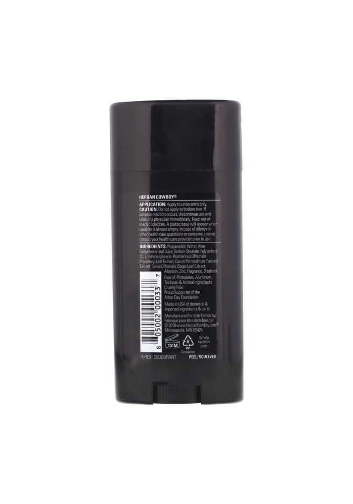 Herban Cowboy Forest Deodorant Maximum Protection, 2.8 Ounce, Pack of 3 - Image 2